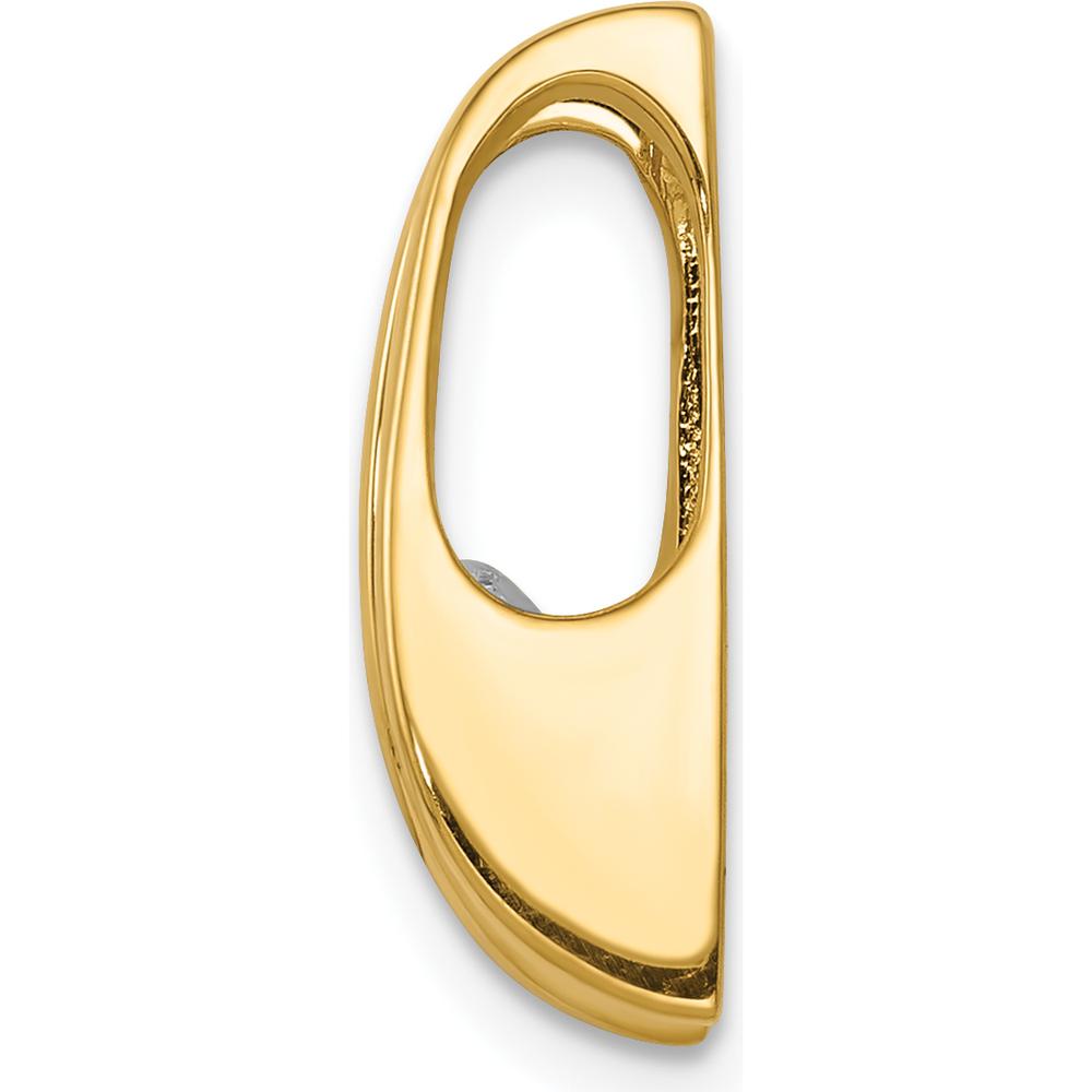 14K Yellow Gold Stone Mounting for Pendants - Fits up to 8mm Omega by Oro Pregiato