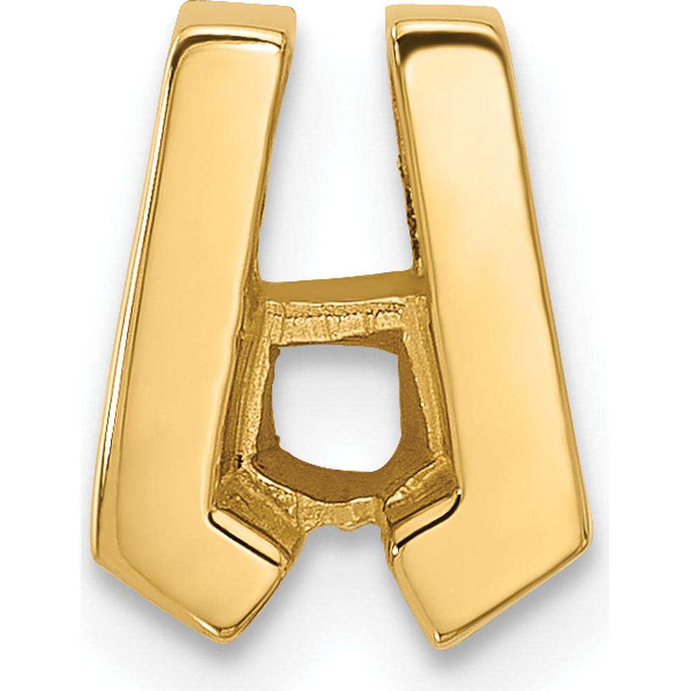 14K Yellow Gold Stone Slide Mounting for 3.75mm Stone - Fits up to 3mm Fancy Omega by Oro Pregiato