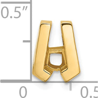 14K Yellow Gold Stone Slide Mounting for 3.75mm Stone - Fits up to 3mm Fancy Omega by Oro Pregiato