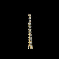 14K Yellow Gold Tennis Bracelet with 26 Bezel-Set Round Lab Diamonds - 15.33 Carat Total Weight - Covaloro Fine Jewelry