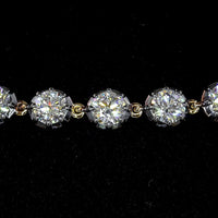 14K Yellow Gold Tennis Bracelet with 30 Prong-&-Bezel Set Round Lab Diamonds - 4.45 Carat Total Weight, E-F Color, VS Clarity - Covaloro Fine Jewelry