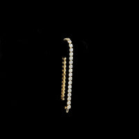 14K Yellow Gold Tennis Bracelet with 36 Prong Set Round Lab Diamonds - 11.97 Carat Total Weight, E-F VS - Covaloro Fine Jewelry