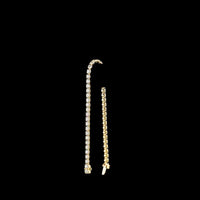 14K Yellow Gold Tennis Bracelet with 48 Round Brilliant Cut Lab Diamonds - 8.32 Carat Total Weight, E-F Color, VS1 Clarity - Covaloro Fine Jewelry