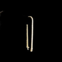 14K Yellow Gold Tennis Bracelet with 54 Radiant Cut Lab Diamonds - 11.93 Total Carat Weight, E-F Color, VS1 Clarity - Covaloro Fine Jewelry