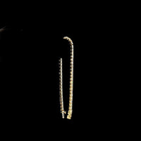 14K Yellow Gold Tennis Bracelet with East-West Set Emerald Cut Natural Diamonds - 5.41 Carat Total Weight, E-F Color, VS+ Clarity - Covaloro Fine Jewelry