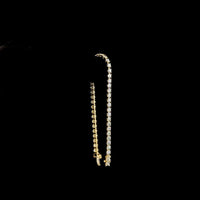 14K Yellow Gold Tennis Bracelet with Round and Marquise Cut Lab Diamonds - 6.62 Carat Total Diamond Weight - Covaloro Fine Jewelry