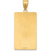 14K Yellow Gold "The Chariot" Tarot Card Pendant - Symbol of Strength and Victory by Oro Pregiato