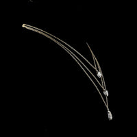 14K Yellow Gold Three-Stone Graduated Pendant with Heart, Oval, and Pear Shaped Lab Diamonds - 9.14 Carat Total Weight, F/VS1 Clarity - Covaloro Fine Jewelry