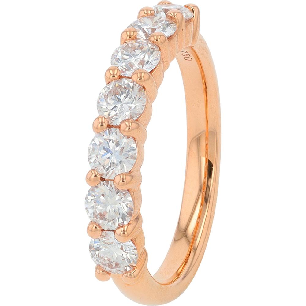 18K Rose Gold 1 Carat Lab Grown Diamond Band