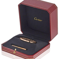 18K Rose Gold Cartier Love Bracelet with 6 Diamonds - 17.8 Grams Total Weight