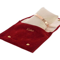 18K Rose Gold Cartier Love Bracelet with Classic Traditional Width - 32.1 Grams