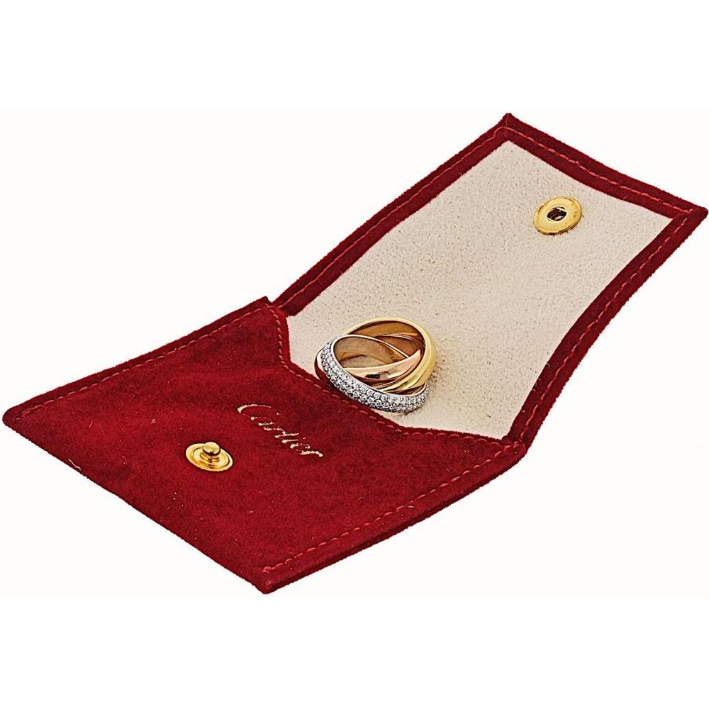 18K Tri-Color Gold Cartier Trinity Estate Ring - 13.2 Grams