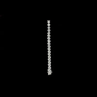 18K White Gold 7.25" Tennis Bracelet with Bezel Set Round Lab Diamonds - 5.28 Total Carat Weight, E-F VS Quality - Covaloro Fine Jewelry