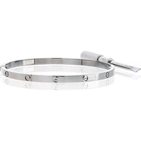 18K White Gold Cartier Love Bracelet - 20.2 Grams, Small Model Size 17