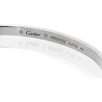 18K White Gold Cartier Love Bracelet - 20.2 Grams, Small Model Size 17