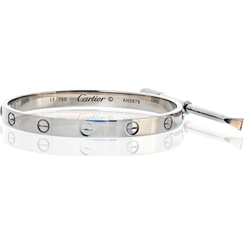 18K White Gold Cartier Love Bracelet - 31.1 Grams