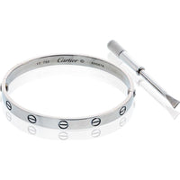 18K White Gold Cartier Love Bracelet - 31.1 Grams
