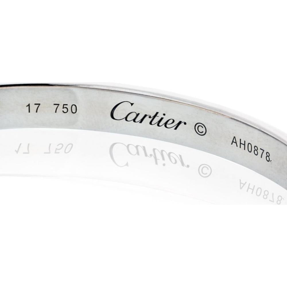 18K White Gold Cartier Love Bracelet - 31.1 Grams
