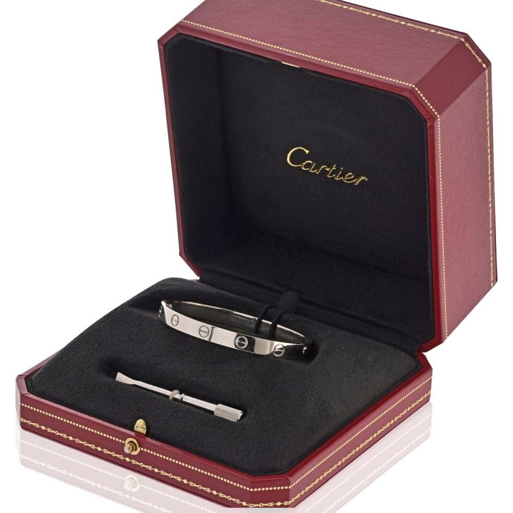18K White Gold Cartier Love Bracelet - 31.1 Grams