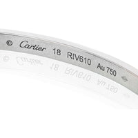 18K White Gold Cartier Love Bracelet - Classic Screw Motif - Size 18 - 21.6 Grams