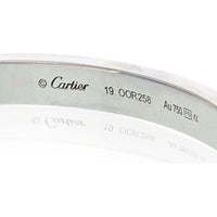 18K White Gold Cartier Love Bracelet with Pavé Diamonds - 53.7g