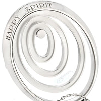 18K White Gold Chopard Happy Spirit Floating Diamond Necklace - 0.30 Carats Total Diamond Weight