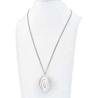 18K White Gold Chopard Happy Spirit Floating Diamond Necklace - 0.30 Carats Total Diamond Weight
