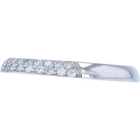 18K White Gold Diamond Pavé Band - 0.33 Carat Total Diamond Weight