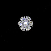 18K White Gold Floral Cluster Stud Earrings with Brilliant Round Lab Diamonds - 1.96 Carat Total Diamond Weight - Covaloro Fine Jewelry