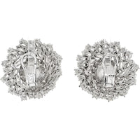 18K White Gold Pearl Diamond Bombe Earrings - Van Cleef & Arpels