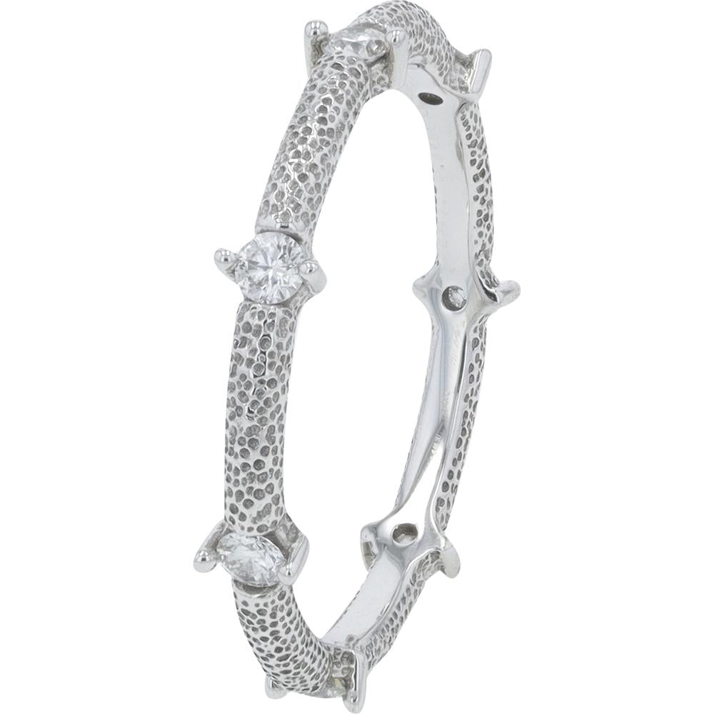 18K White Gold Penny Preville 0.28 Carat Diamond Eternity Band - 6.25