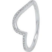 18K White Gold Simon G Diamond Semi-Mount Bridal Set with Pave Diamonds and CZ Center Stone - Customizable 6.5mm Setting