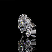 18K White Gold Tennis Bracelet with Bezel Set Round Lab Diamonds - 0.65 Carat Total Weight - Covaloro Fine Jewelry
