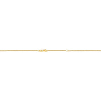 18K Yellow Gold 1.8mm Extendable Cable Chain Necklace with Lobster Clasp - 18" by Orozza Fine Jewelry