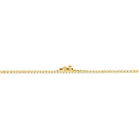 18K Yellow Gold 9-Inch Tennis Bracelet with Round Lab Grown Diamonds - 1.94 Carat Total Diamond Weight