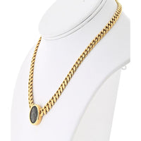 18K Yellow Gold Bvlgari Monete Necklace Featuring 4th Century BC Sicilian Greek Coin of Arethusa