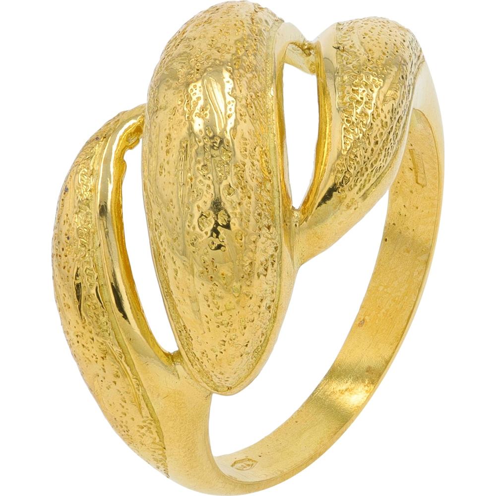 18K Yellow Gold Bypass Ring - 5.27g