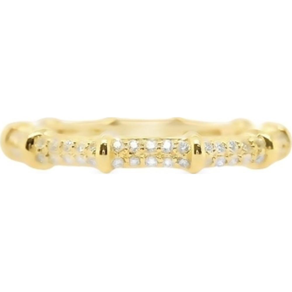 18K Yellow Gold Diamond Band Ring by Afarin
