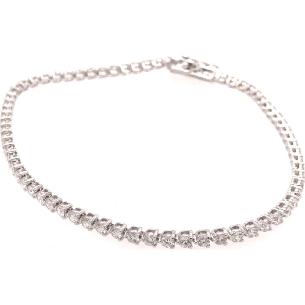18K Yellow Gold Diamond Tennis Bracelet with Prong-Set Diamonds - 5.00ct Total Diamond Weight by Afarin