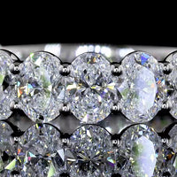 18K Yellow Gold Eternity Band with Bezel Set Round Lab Diamonds - 2.90 Total Carat Weight, E-F Color, VS1 Clarity - Covaloro Fine Jewelry