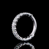 18K Yellow Gold Eternity Band with Bezel Set Round Lab Diamonds - 2.90 Total Carat Weight, E-F Color, VS1 Clarity - Covaloro Fine Jewelry