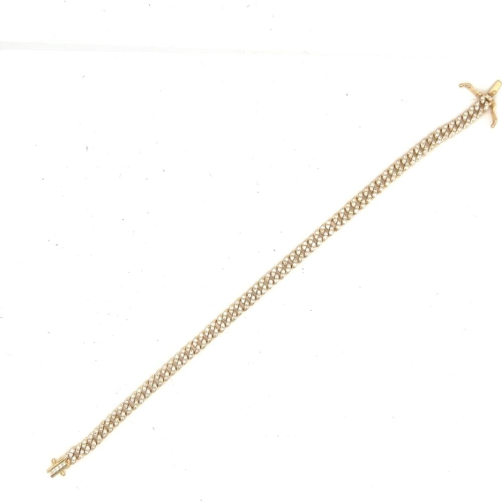 18K Yellow Gold Fancy Link Bracelet by Afarin
