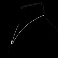 18K Yellow Gold Heart Shape Solitaire Pendant with Bezel Set 5.05 Carat Lab Grown Diamond - D VVS2 Clarity - Covaloro Fine Jewelry