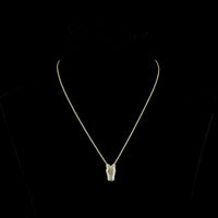 18K Yellow Gold Horse-Shaped Lab Diamond Pendant Necklace - 8.54 Carat Total Diamond Weight, E-F VS2 Clarity Bezel Set - Covaloro Fine Jewelry