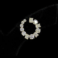 18K Yellow Gold Mixed Shape Special Earrings with Prong Set Brilliant and Radiant Cut Lab Diamonds - 5.25 Carats Total Diamond Weight - Covaloro Fine Jewelry