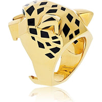 18K Yellow Gold Panther Ring by Cartier - Estate Ring, 65.5 Grams, Size 8