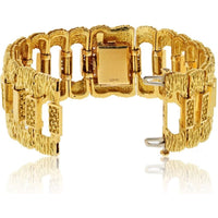 18K Yellow Gold Piaget Vintage Watch with Diamond Halo - 105.6 Grams Total Weight