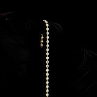 18K Yellow Gold Station Bracelet with Bezel and Prong Set Round Lab Diamonds - 4.11 Carats Total Diamond Weight - Covaloro Fine Jewelry