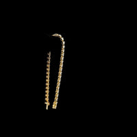18K Yellow Gold Tennis Bracelet with 40 Prong Set Round Brilliant Cut Lab Diamonds - 8.19 Carat Total Diamond Weight, E-F Color VS Clarity - Covaloro Fine Jewelry