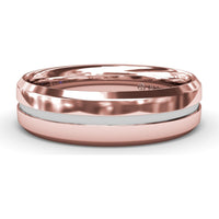 6mm High Polish Beveled Edge Men's Comfort Fit Band by Fana